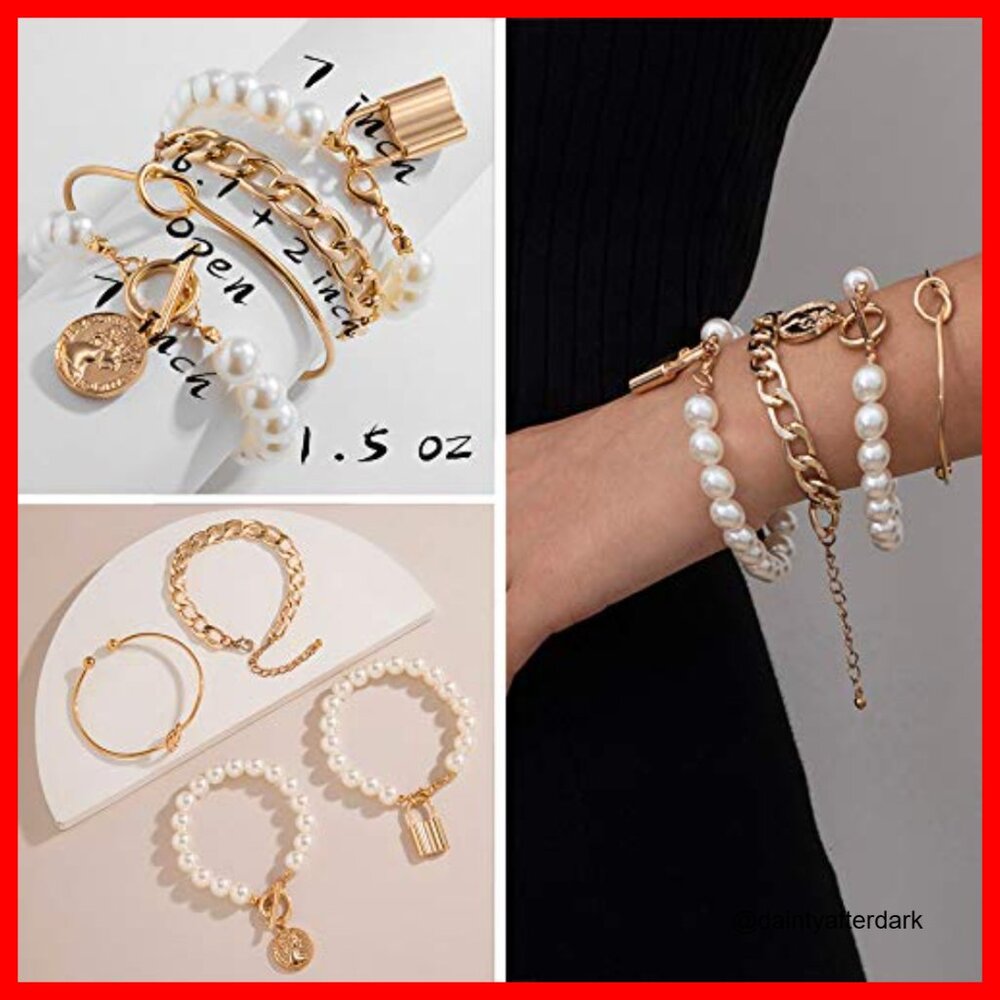 14k Gold Plated Adjustable Stackable Cuff Bracele… - image 6